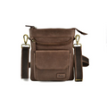 Embee's Classic Mini Genuine Leather unisex cross body Sling Bag for all 8 Inch Tablets- iPad Mini Leather sling bag