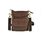 Embee's Classic Mini Genuine Leather unisex cross body Sling Bag for all 8 Inch Tablets- iPad Mini Leather sling bag