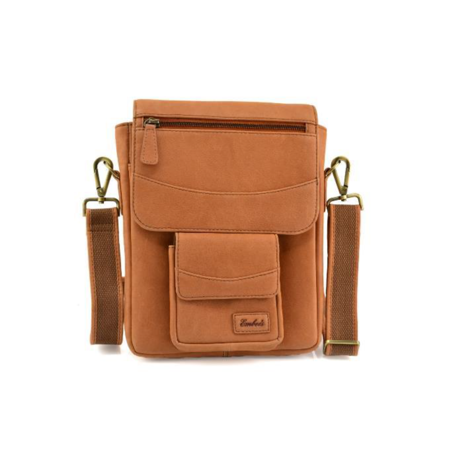 Embee's Classic Air Genuine Leather Unisex Cross Body Sling Bag For all 10Inch Tablets i-pad Air Leather  Sling Bag