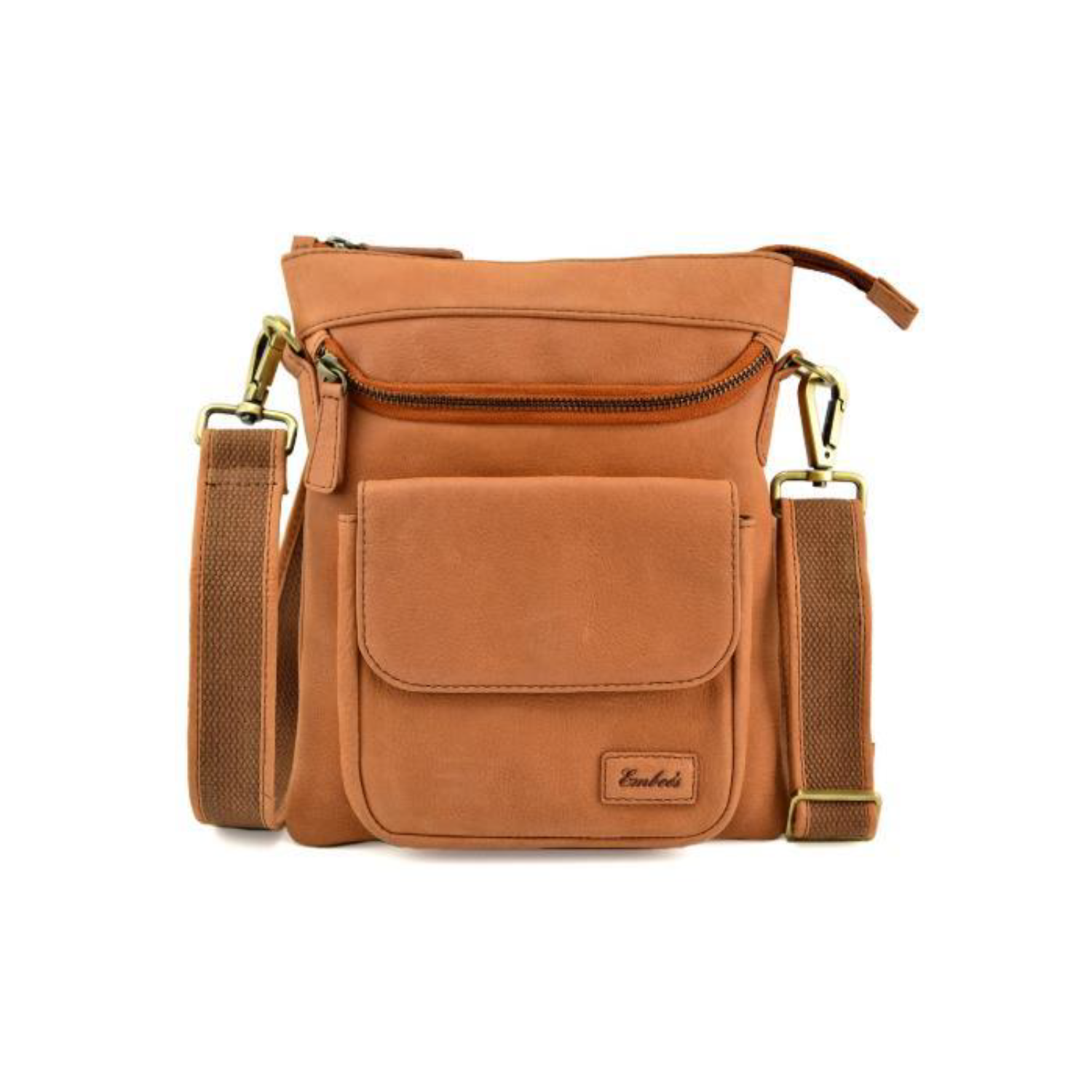 Embee's Classic Mini Genuine Leather unisex cross body Sling Bag for all 8 Inch Tablets- iPad Mini Leather sling bag