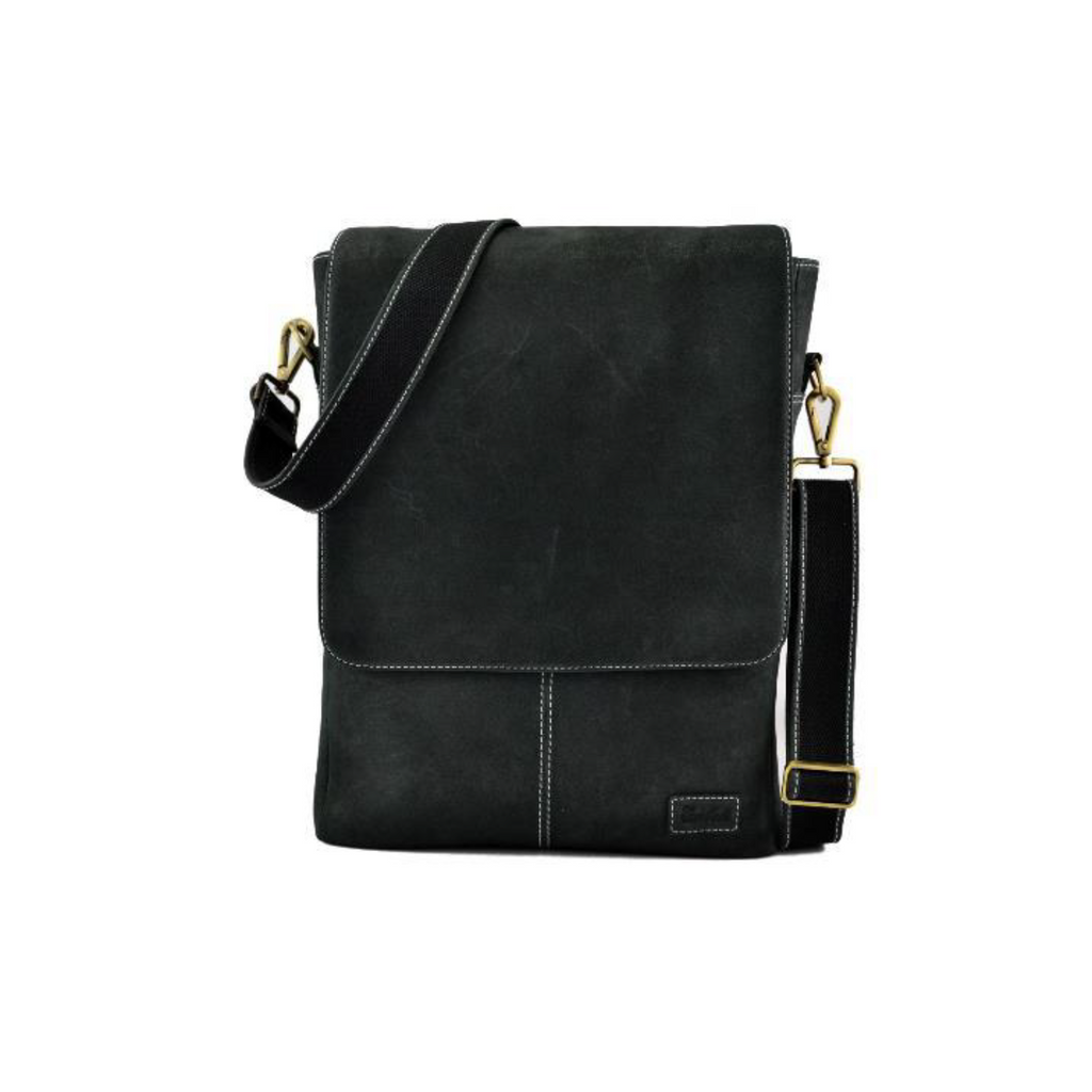 Embee's Classic Air Genuine Leather Unisex Cross Body Sling Bag For all 10Inch Tablets i-pad Air Leather  Sling Bag (Copy) (Copy)