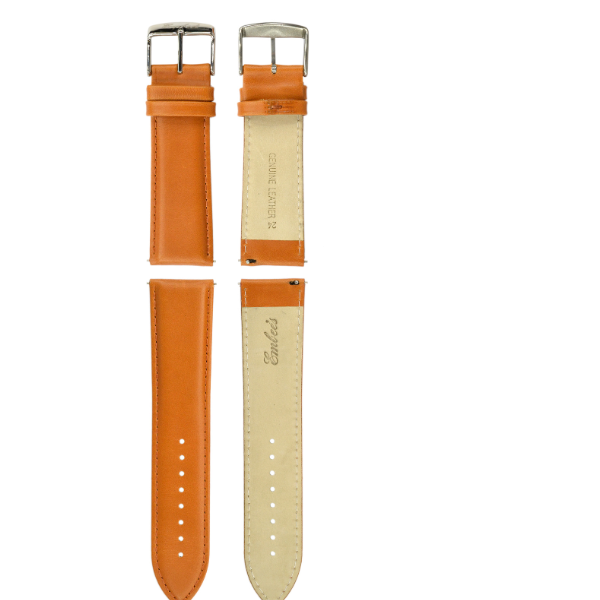 Embees Leather Strap for all Watch 24 mm genuine Leather Watch Strap
