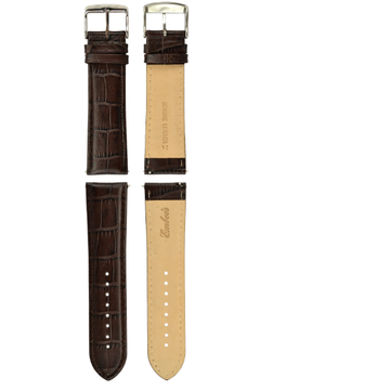 Embees Leather Strap for all Watch 24 mm genuine Leather Watch Strap